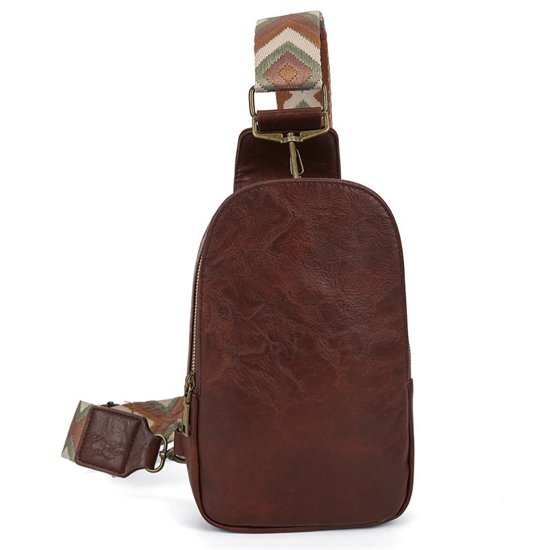 Wholesale Western Style Crossbody Chest Bag Vintage Print Waist Bag